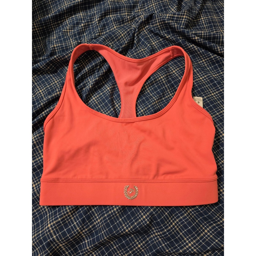 Victorias Secret PINK Relay Racerback Sports Bra Coral Orange Size S-DD NWT